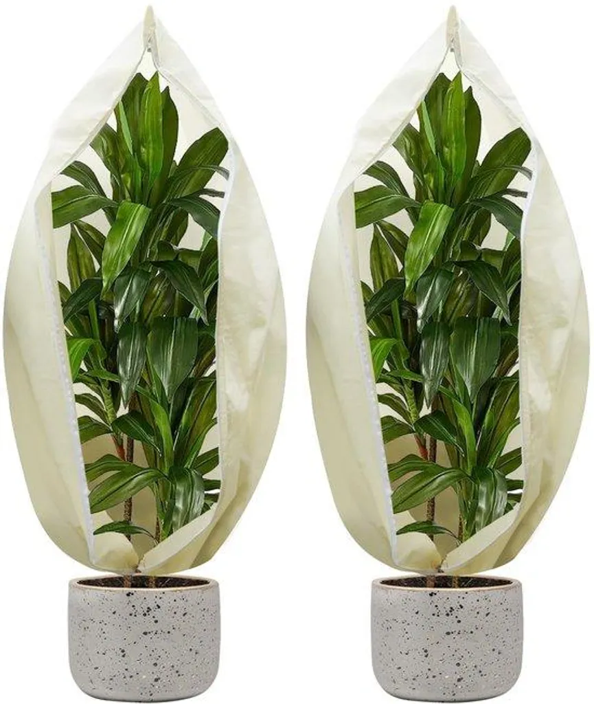 Housse de protection hivernale contre le gel des plantes en pot x2