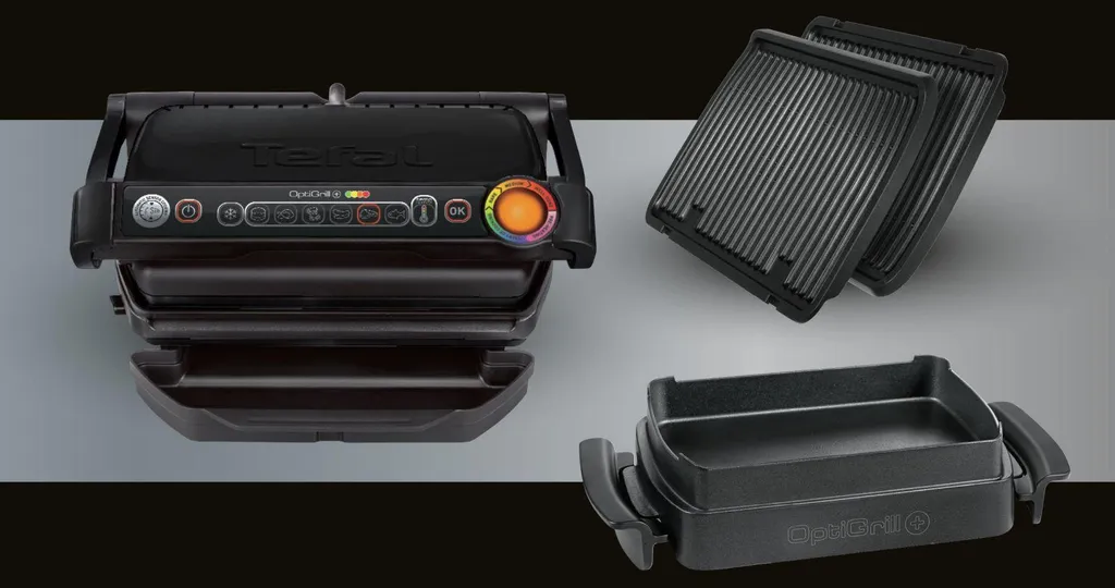Grill électrique Tefal GC7148 Optigrill+ avec accessoire Snacking & Backing - 19