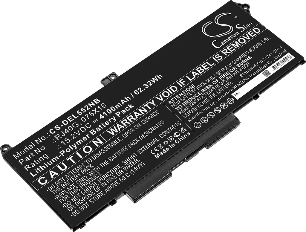 TECHTEK Batteria notebook compatibile con [Dell] Latitude 14 5420, Latitude 14 5420 FDTCY, Latitude 14 5420 CHKFM, Latitude 14 5420 XPC5H, Latitude 1
