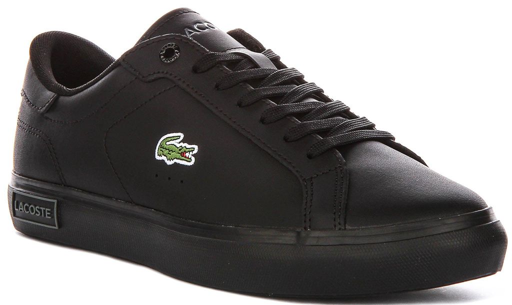 Lacoste Power Court in Schwarz-Schwarz für Herren – Größe Produktbild 