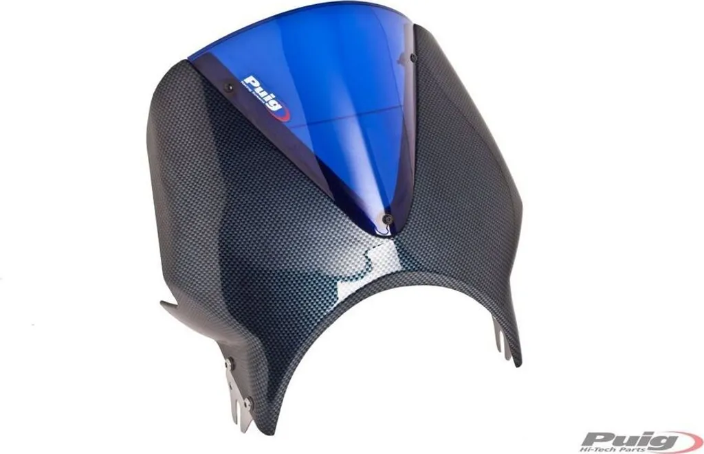 Bulle PUIG Vision 024CA pour KAWASAKI Z900RS - Finition Bleue Traitée