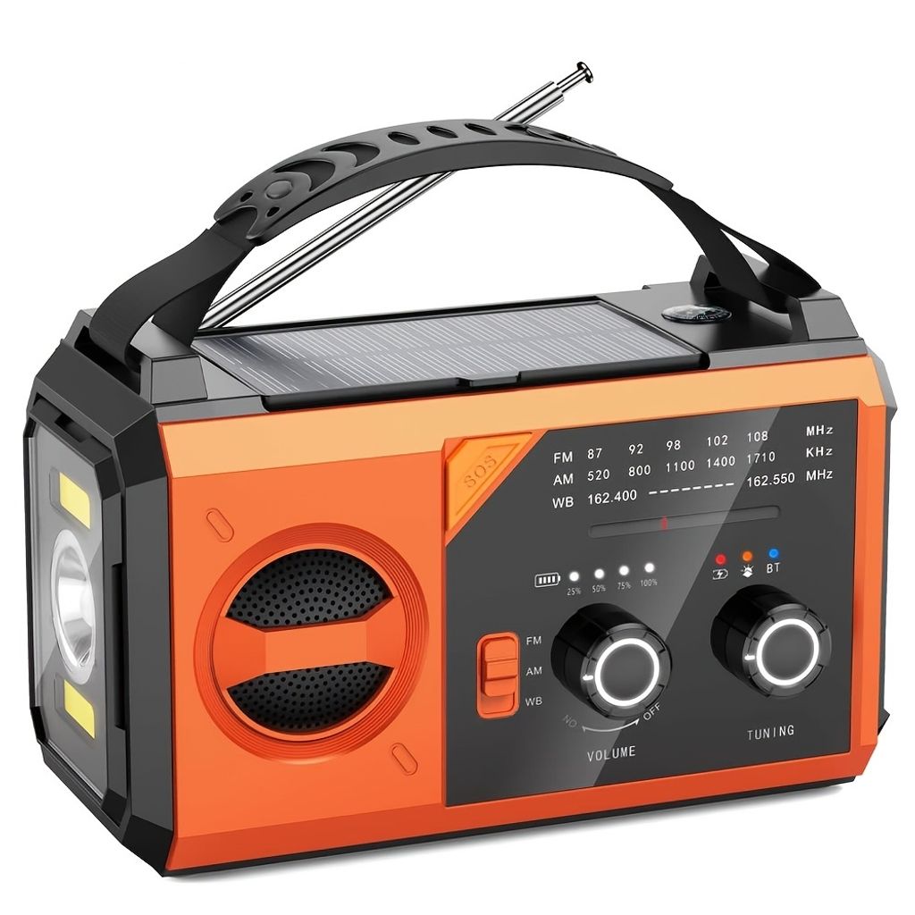 Radio ratunkowe ZELRUXX 20000 mAh z ładowaniem słonecznym, Zdjęcie produktu 