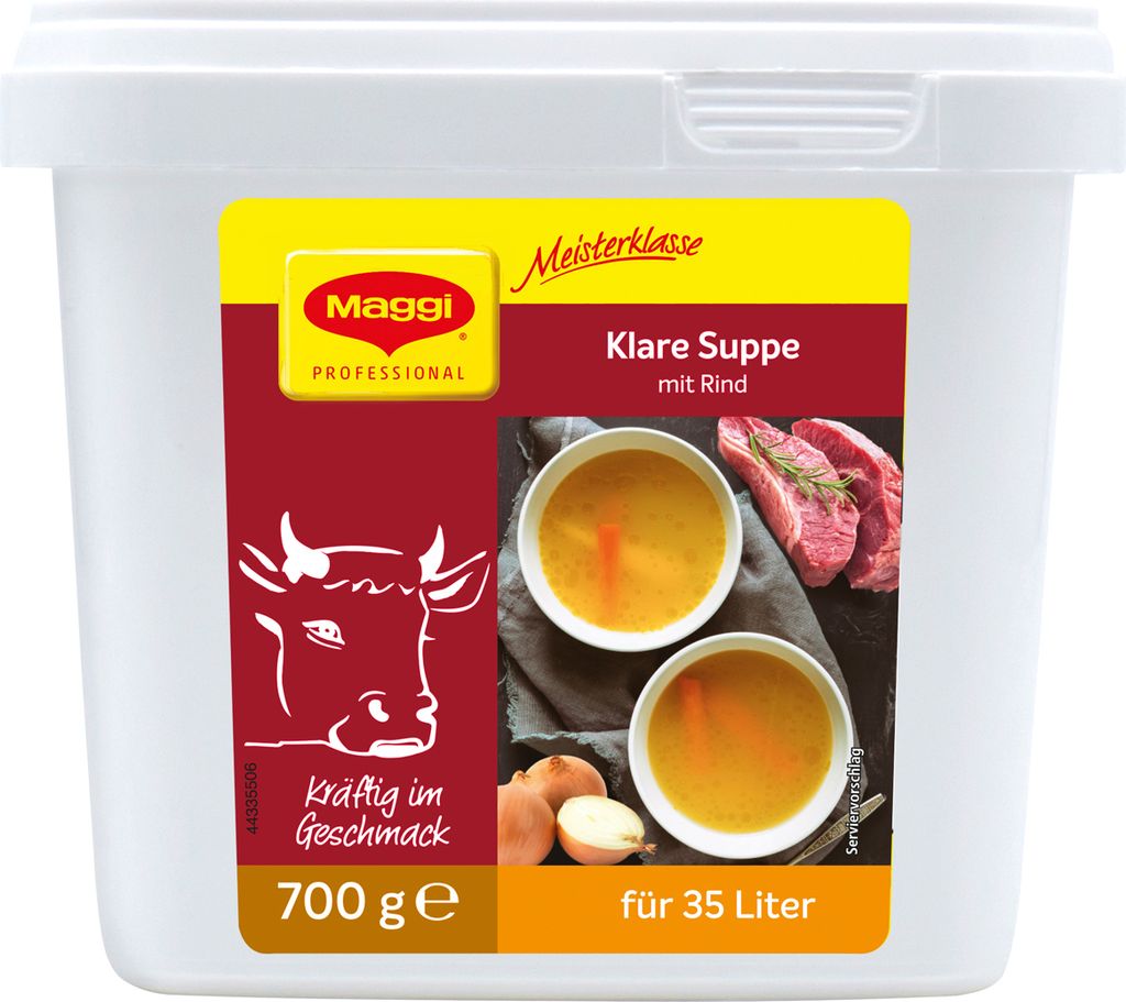 Maggi Meisterklasse Klare Rindfleischsuppe Großpackung für Gastro 700g