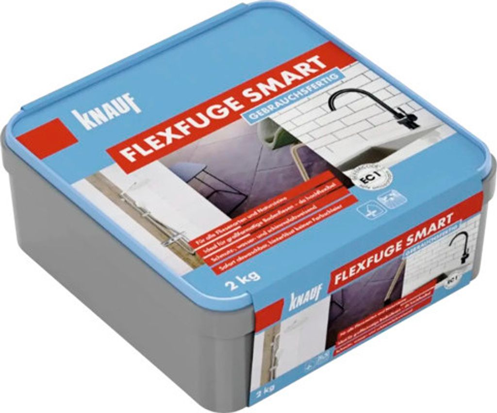 Knauf Flexfuge Smart 2 Kg silbergrau Produktbild 