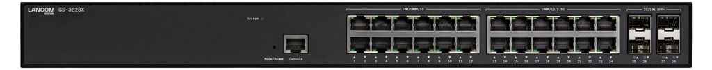 LANCOM GS-3628X, Managed, L2/L3, Rack-Einbau, 1U