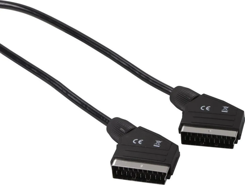 Câble Péritel pour brancher Magnétoscope ou DVD sur TV - Hama Classic