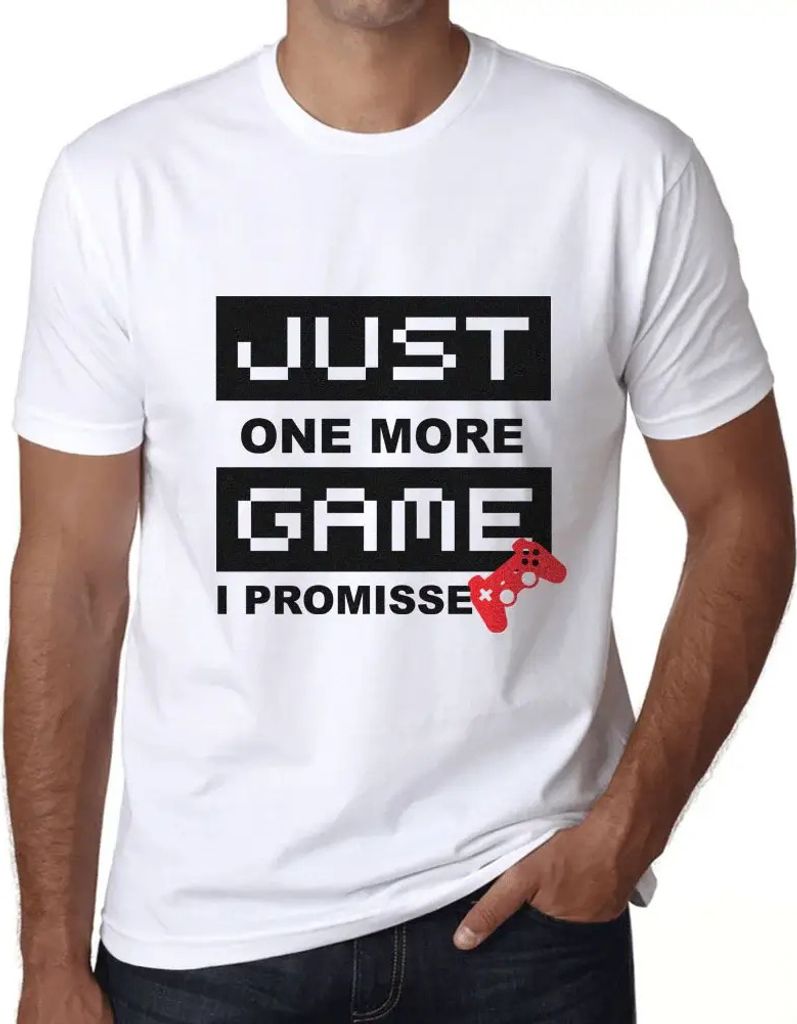 Herren Grafik T-Shirt Nur ein weiteres Spiel Gaming lustig esports – Just One More Game Gaming Funny Esports – Öko-Verantwortlich Vintage Jahr...