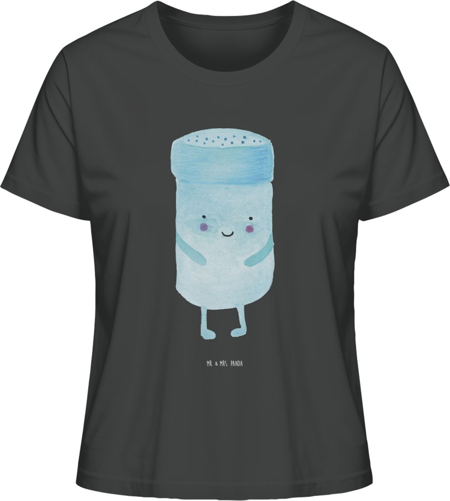 Mr. & Mrs. Panda Baumwoll T-Shirt Damen Beste Freunde Salz Größe XL - Anthrazit - Geschenk, Shirt, Lustige Sprüche, für Frauen, Oberteil, Fehle...