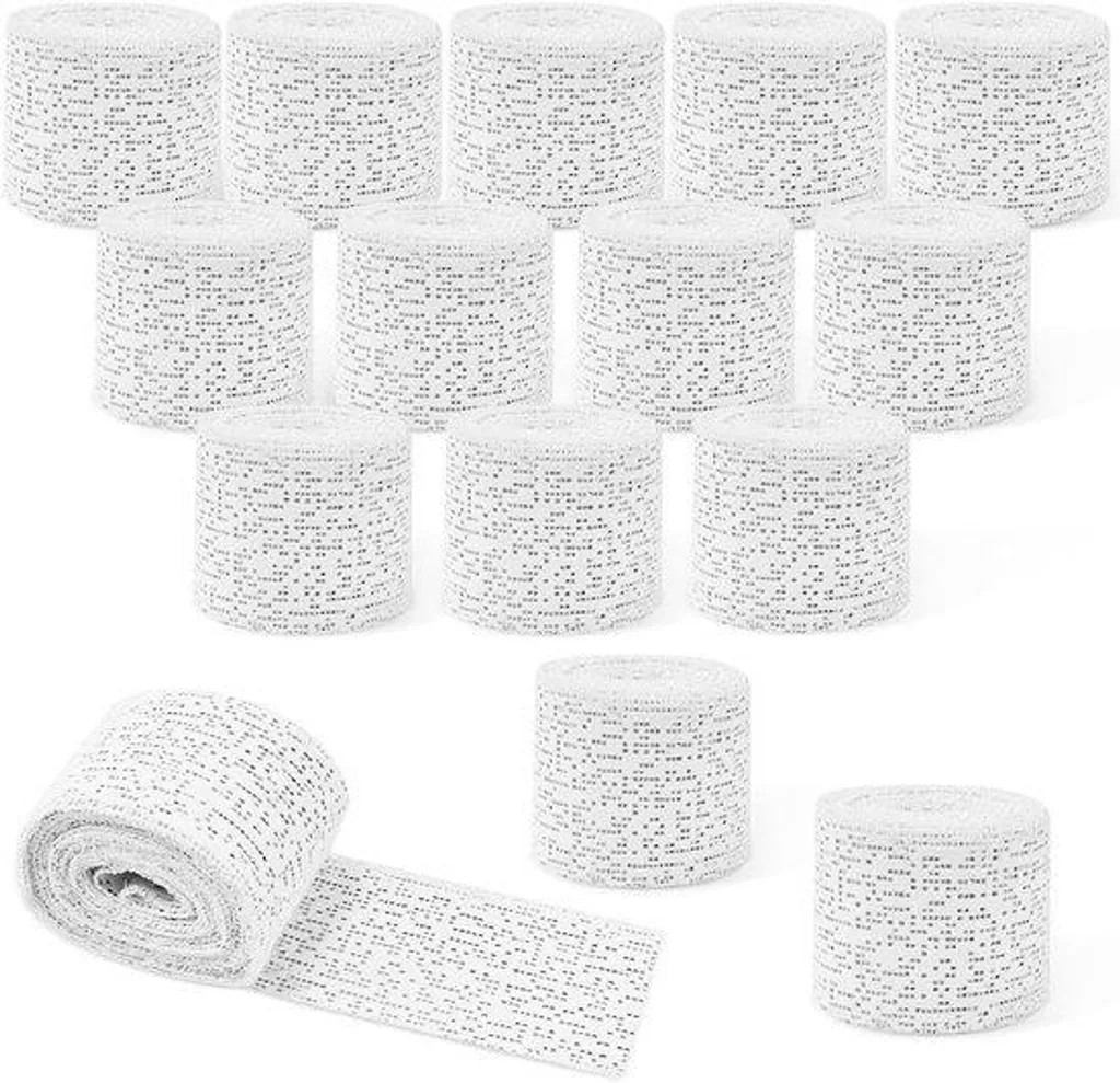 Réussir vos moulages avec le lot de 15 bandes de plâtre 5x270 cm blanc