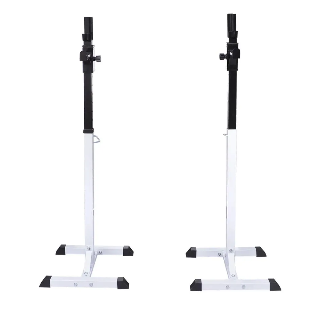 Support de Barre de Musculation pour Squat et Développé Couché vidaXL