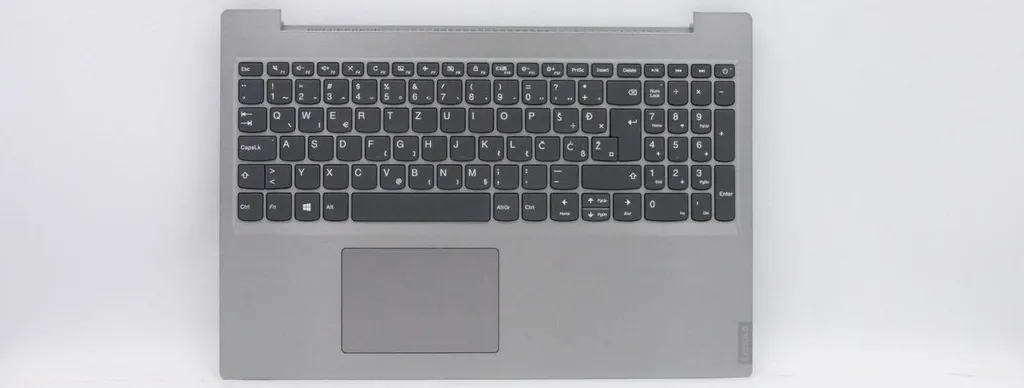 Clavier AZERTY Lenovo 81Y3 PG avec plasturgie Gris Platine
