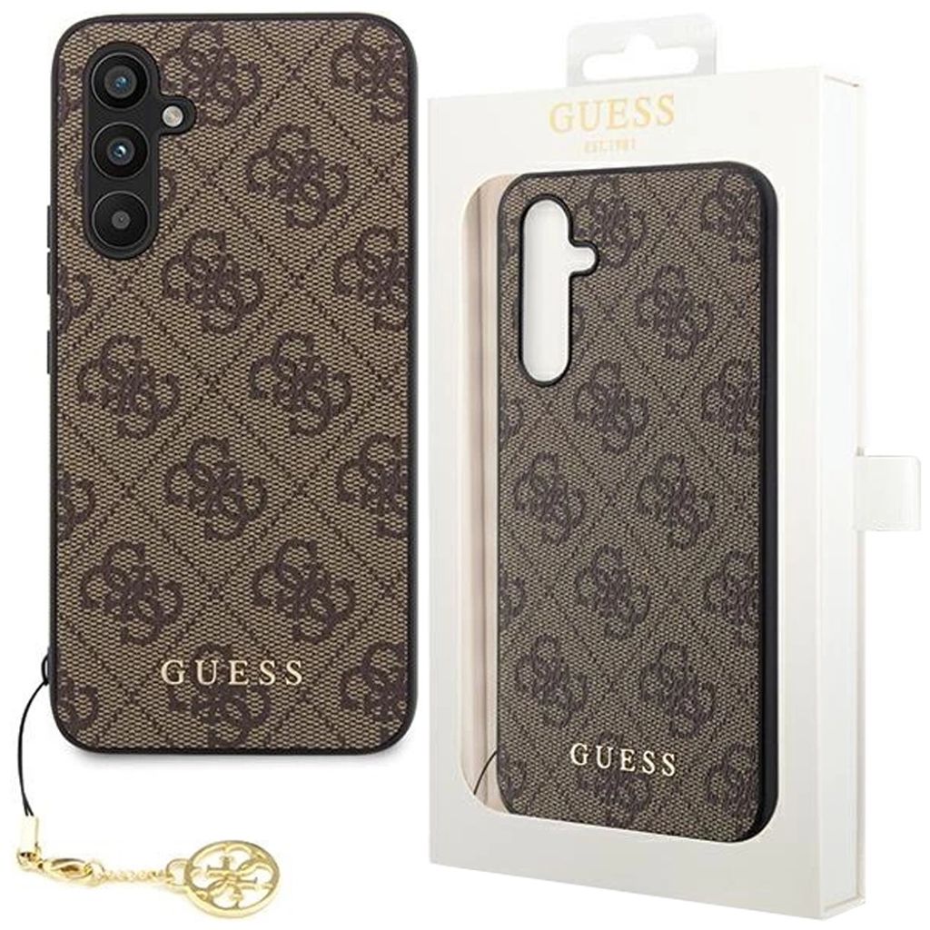 Guess 4G Charms Case für Samsung Galaxy S23 FE braun Produktbild 