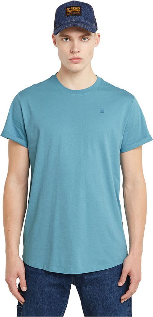 G-star Lash Kurzarm-t-shirt Blau S Mann Blau S