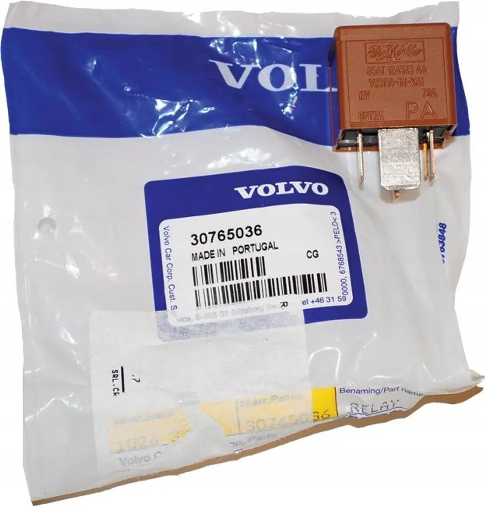Relè Candelette Volvo V70 S80 30765036 - Ricambio Originale OE Garantito