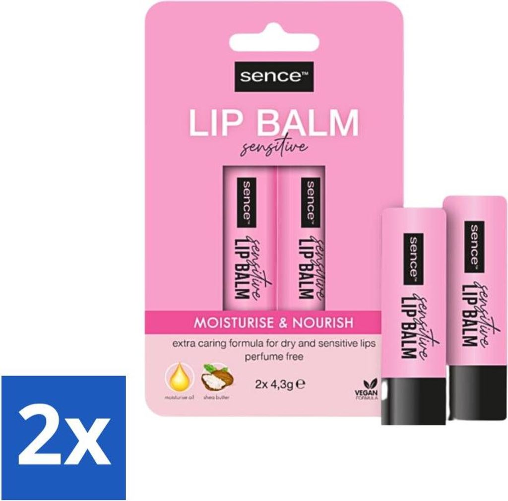 Sence Lippenbalsam Sensitiv 2 Stück - Vorteilspack - 2 Stücke