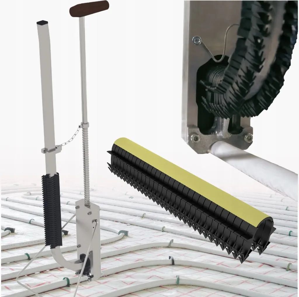 Ancrage au Sol et 2700 Clips de 40 mm pour Tubes PEX Type Capricorn