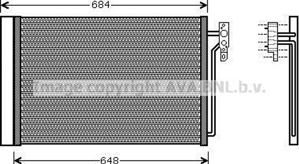 Condensateur Clim pour Range Rover - Radiateur de Climatisation AUA5182D