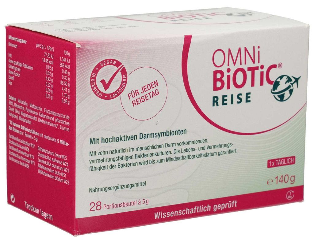 OMNI BiOTiC REISE Pulver Beutel 28X5g PZN 09912010 Produktbild 