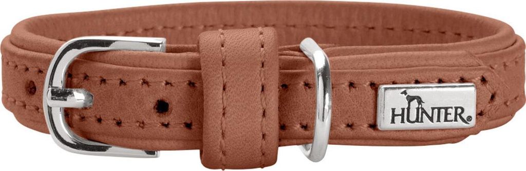 Hunter Halsband Soho Mini cognac, Größe: XXS-XS / 24 cm / Breite: 0,9 cm