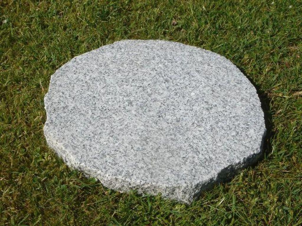 Trittstein Granit 30 x 3 cm grau Produktbild 