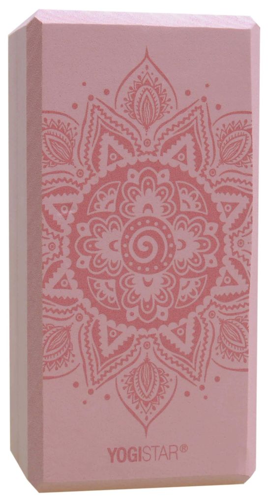 Yogablock yogiblock basic - art collection - spiral mandala - velvet rose