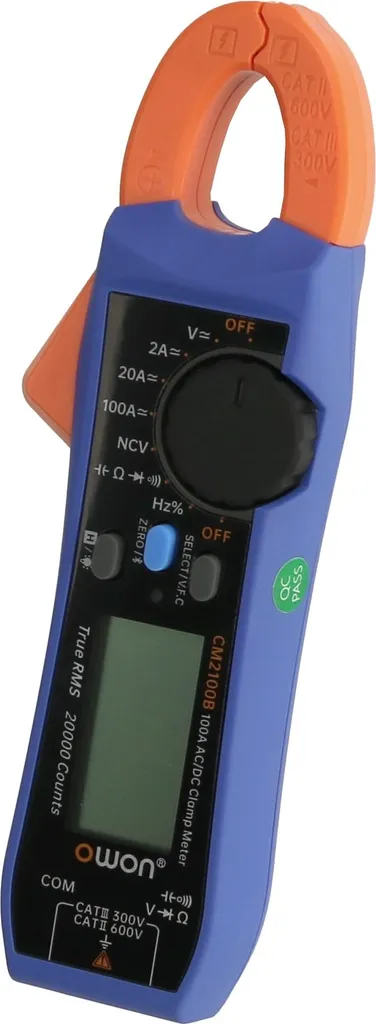 Pince Ampèremétrique Bluetooth 100A AC DC True RMS OWON CM2100B Pro - 2
