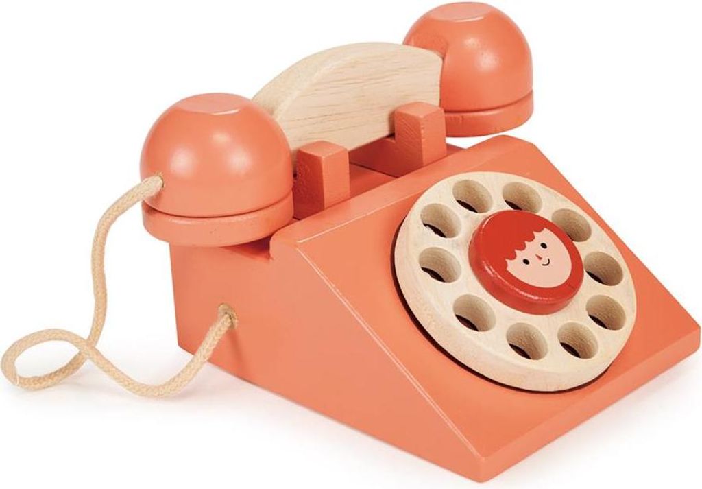 Mentari Holzspielzeug Telefon - Ring Ring - nachhaltig und bunt