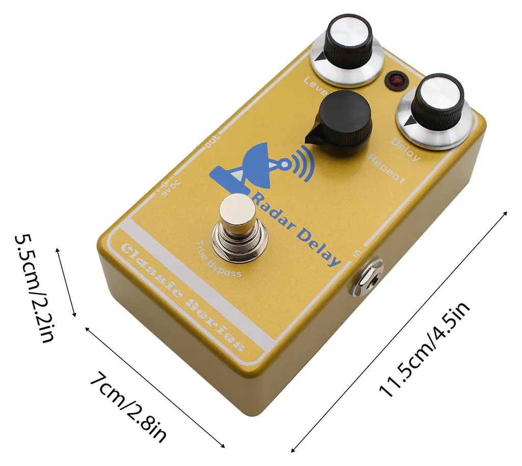 Effet Delay de Guitare avec Echo Optimisé pour Distorsion et Saturation - 16