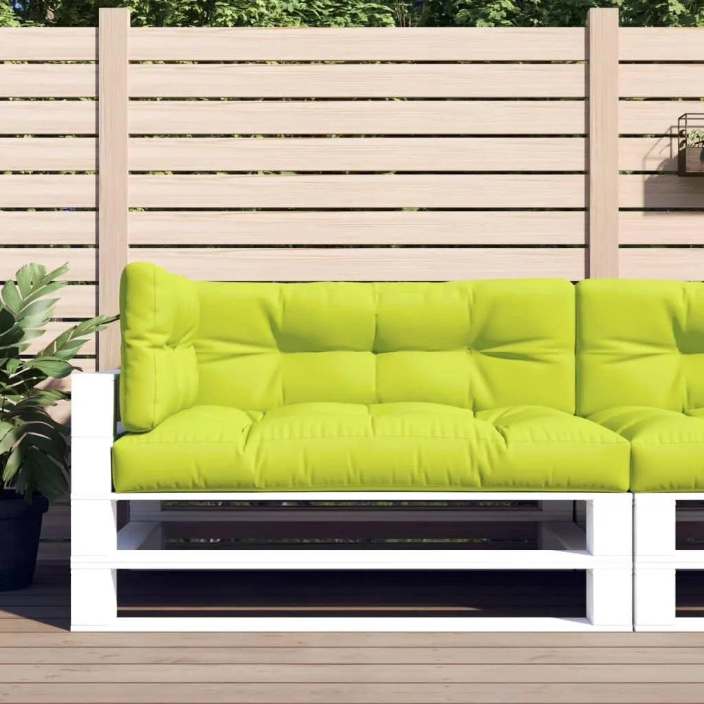 Arredo Pallet Elegante: Set 3 Cuscini vidaXL Verde Chiaro Tessuto - 9