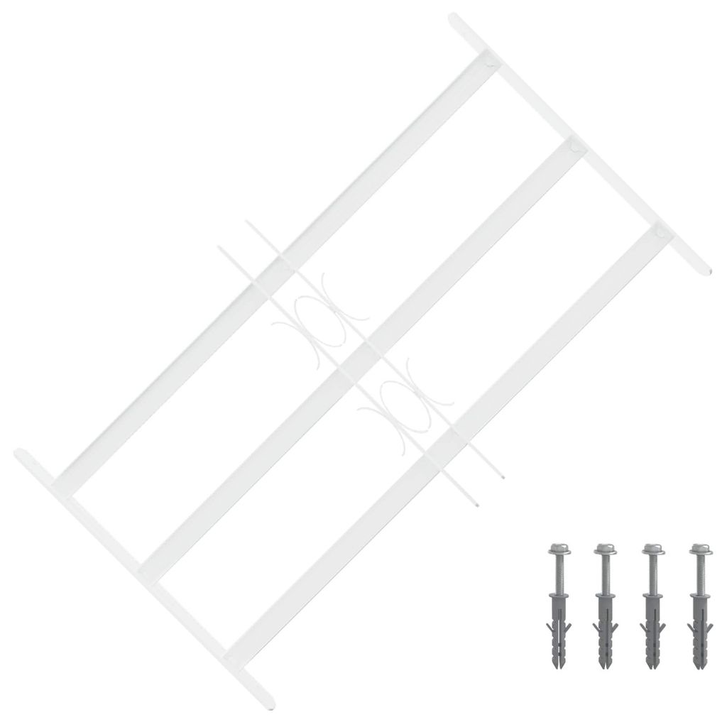 Sicherheitsgitter für Fenster mit 3 Querstangen 3 pcs 43-74 cm