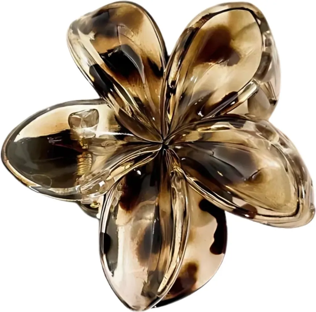 J&W Numen Fermaglio Leopardato per Capelli Donna - Resistente - 4
