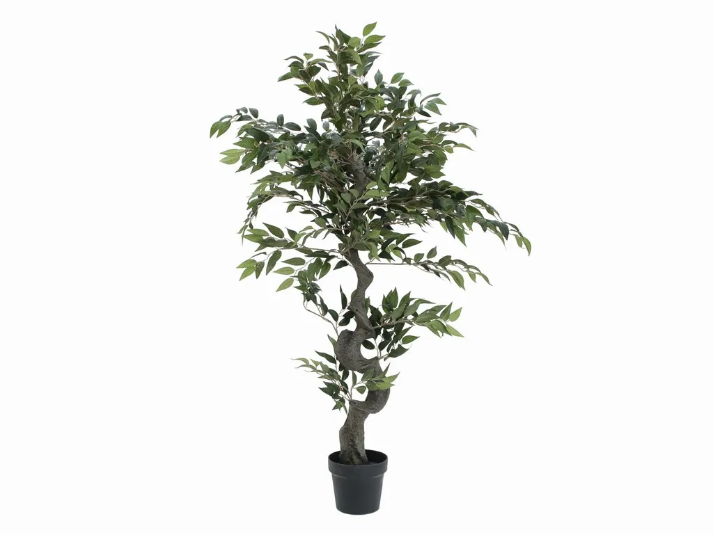Ficus Artificiel 110cm pour Décoration Salon et Bureau - Arbre Sans Arrosage