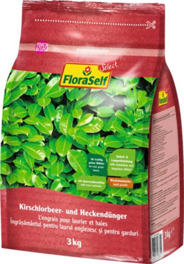Kirschlorbeerdünger & Heckendünger FloraSelf Select 3 kg