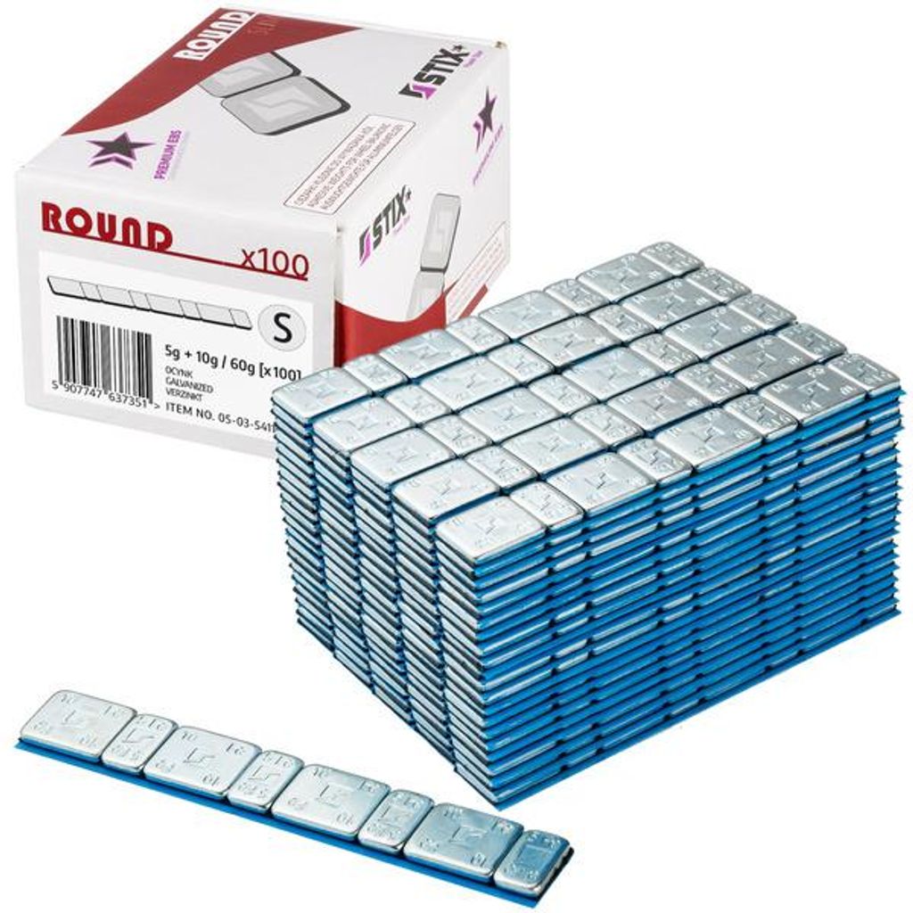 Lepiace závažia 6KG Vyvažovacie závažia STIX Round Slim Obrázok produktu 