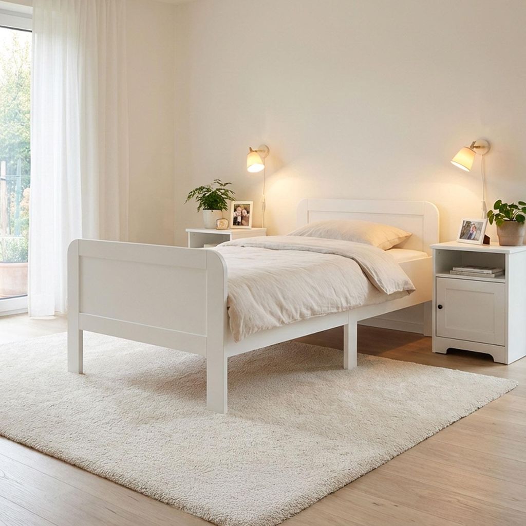 Homestyle4u 2652, Komfortbett 90x200 mit Lattenrost, Bett Produktbild 