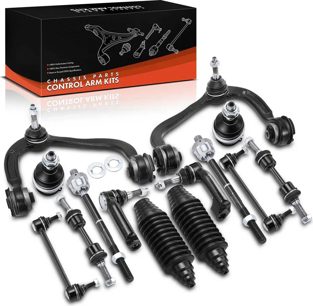 Jeu de Bras de Suspension Essieu Avant pour Ford F-150 V8 et Diesel 4x4