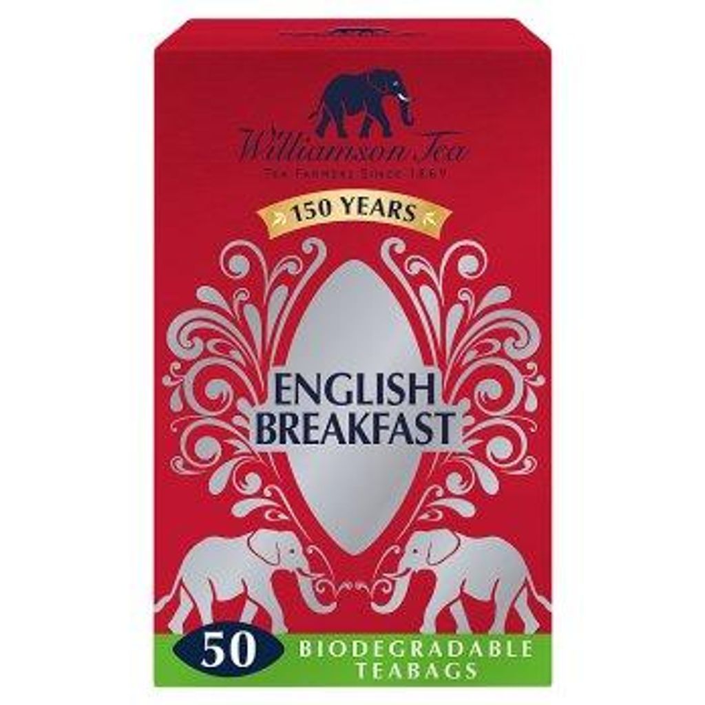Williamson Tea - English Breakfast , 50 Bags - 125g