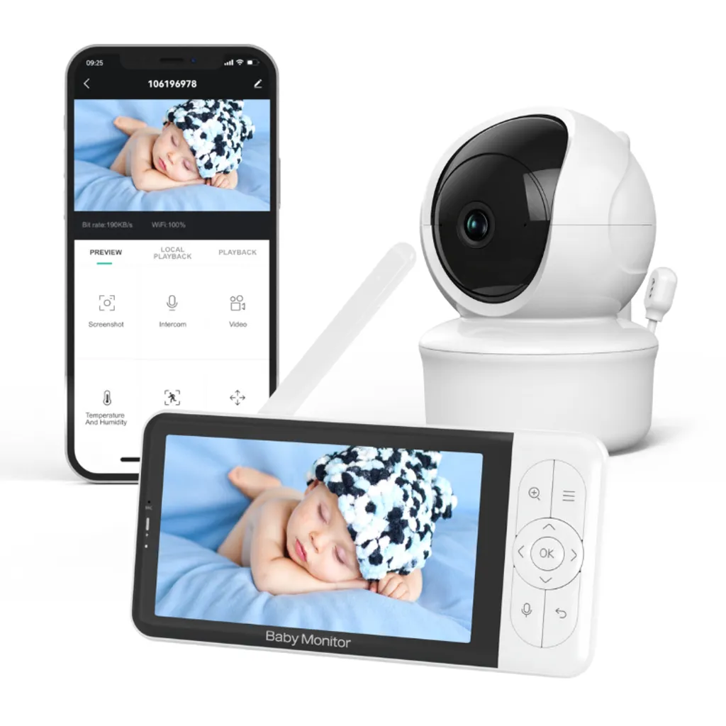 Babyphone Caméra Haute Définition Youha - Image Nette et Son Cristallin