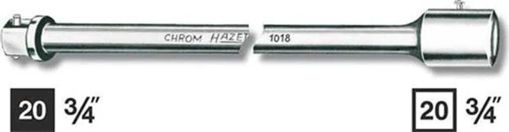 HAZET 1018 Prolunga 400mm 3/4": La Tua Alleata nei Lavori Difficili - 7