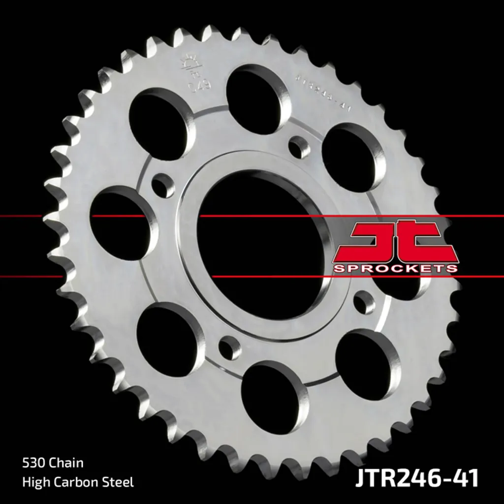 Couronne Kettenrad 41Z 530 SI de haute précision pour transmission moto