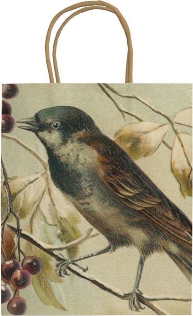 Dekorative Tasche A5 STBAG136 Vogel auf einem Zweig