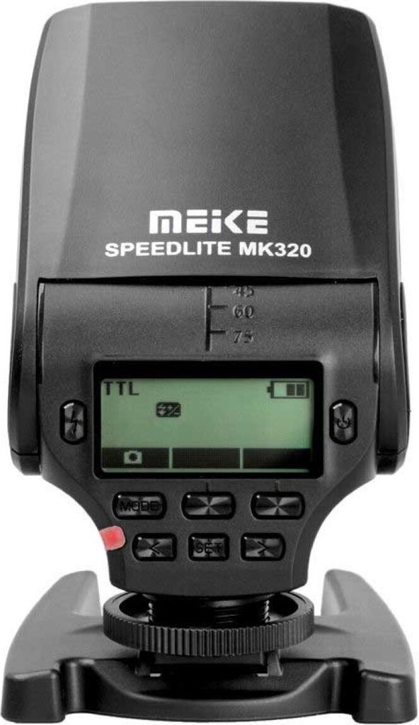 Meike Speedlite MK-320 TTL Blitz für Sony Kameras mit Multi Interface Shoe