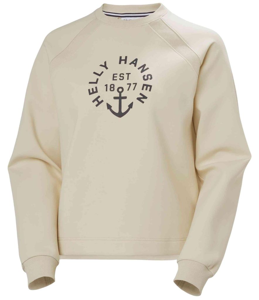 Helly Hansen W CAPRI GRAPHIC SWEATER beige M