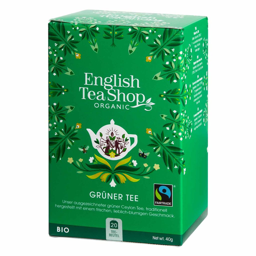 ETS - Grüner Tee, BIO Fairtrade, 20 Teebeutel