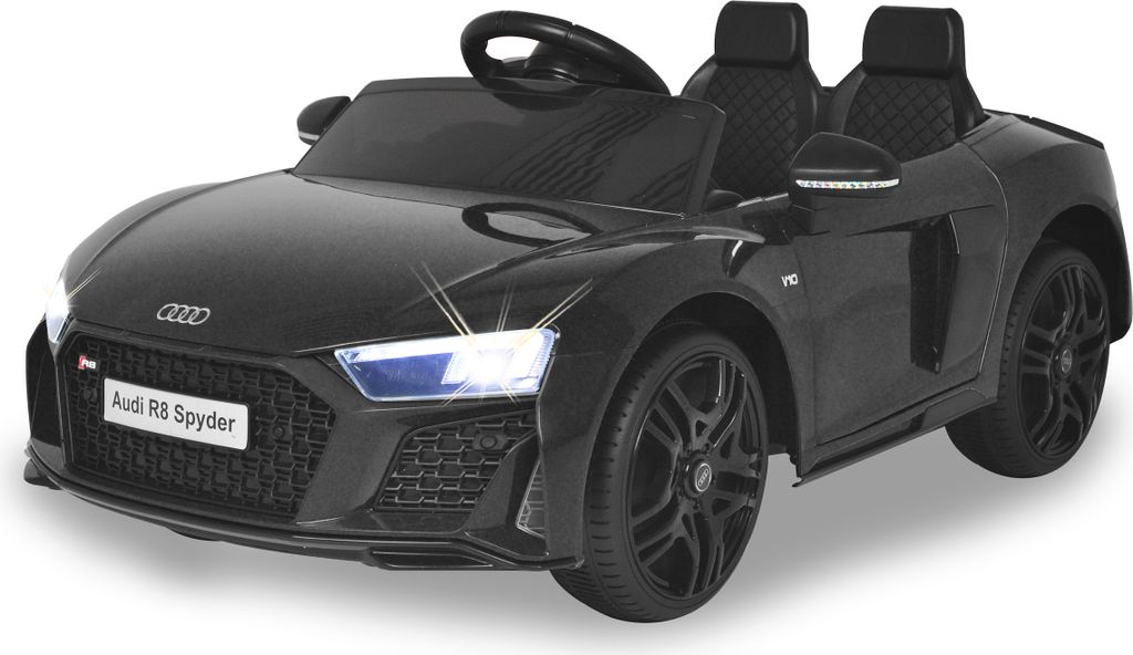 Ride-on Audi R8 Spyder V10 performance quattro schwarz Produktbild 