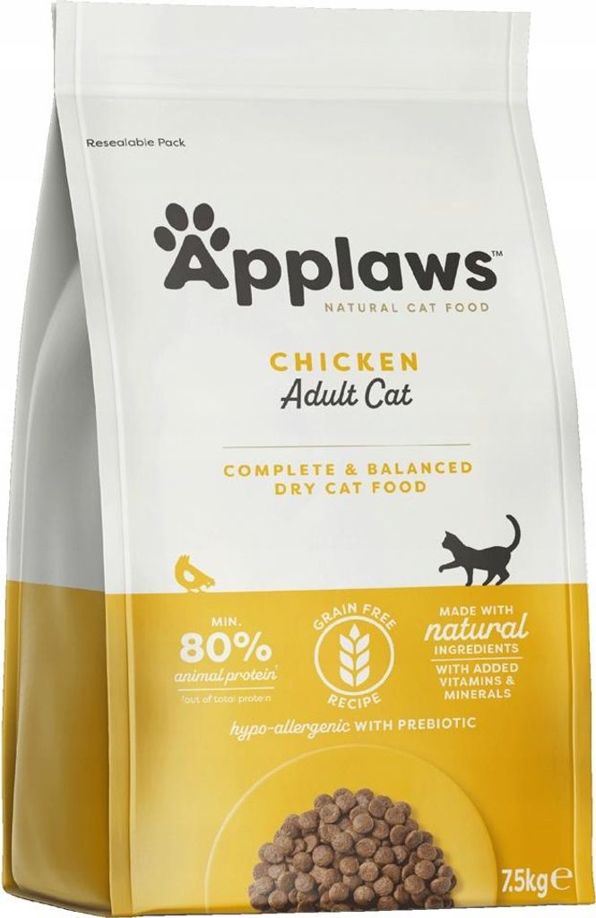 APPLAWS Chicken - trockenfutter für Katzen - 7 5kg Produktbild 