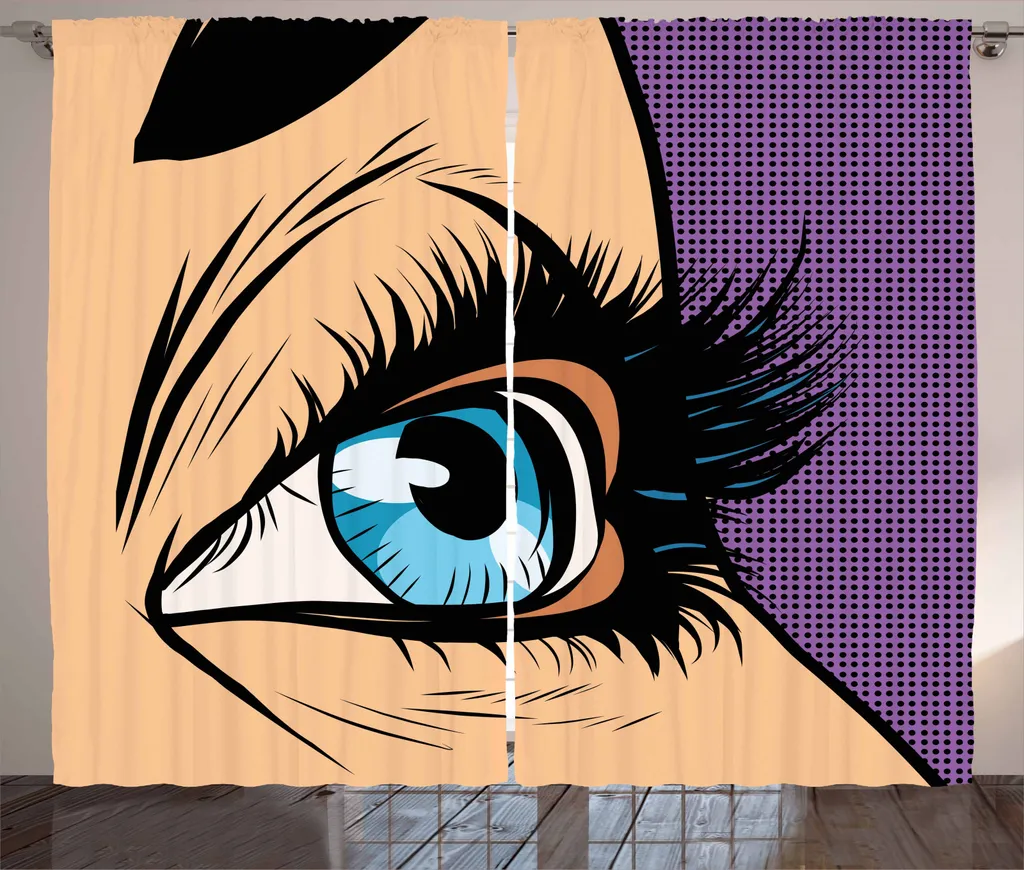 Tenda Rustica Augapfel ABAKUHAUS 280x245cm Design Pop Art Unico