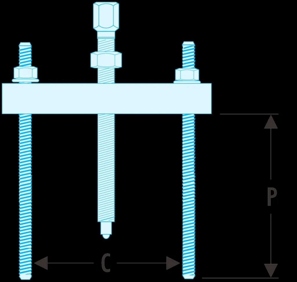 Extracteur de Filetage Interne 40-110 mm Facom pour Mécanique Auto - 2