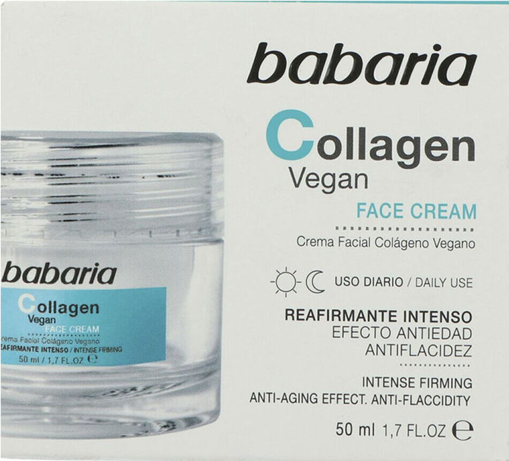 Gesichtscreme Babaria Intense Vegan Straffende Kollagen 50 ml