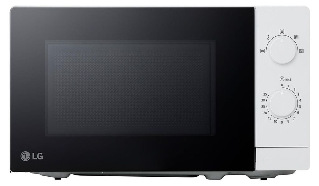 LG MS2082H, Arbeitsplatte, Solo-Mikrowelle, 20 l, 700 W, Drehregler, Weiß
